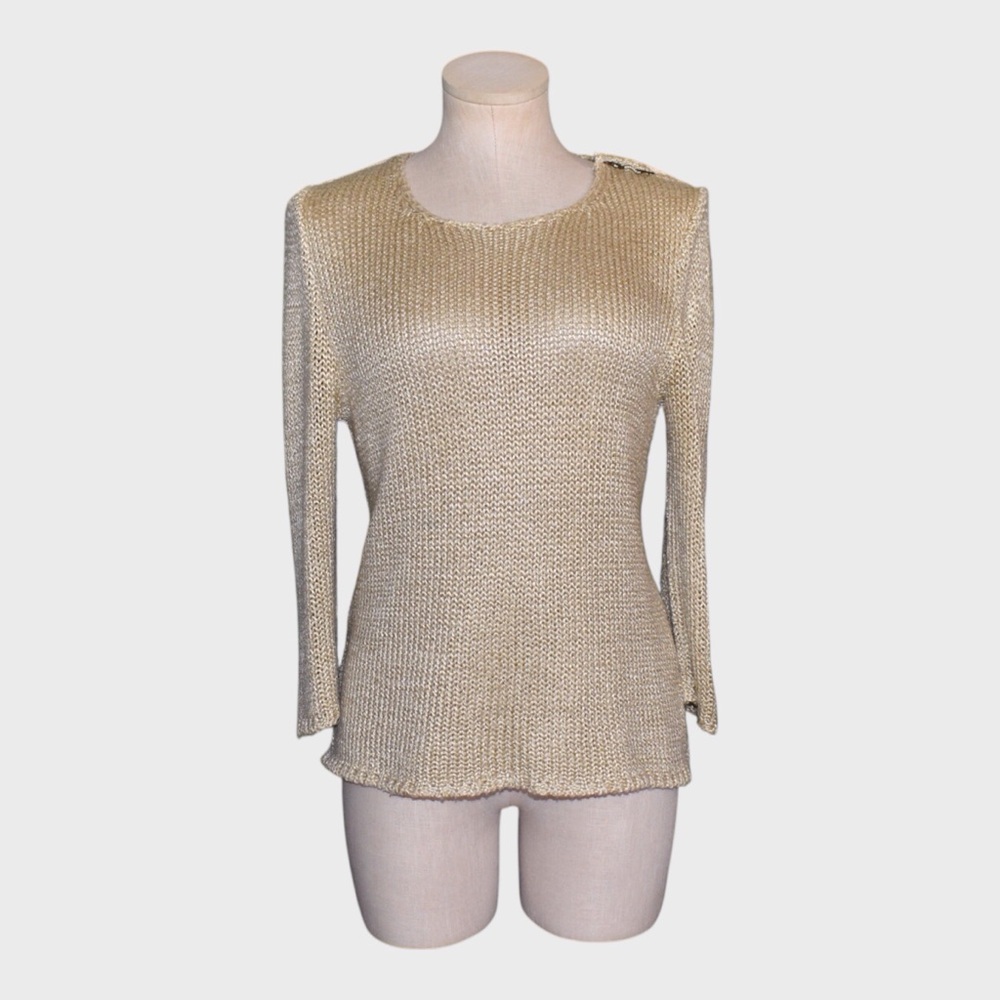 Isabel Marant Crewneck Sweater with Snake‎ Shoulder Pin